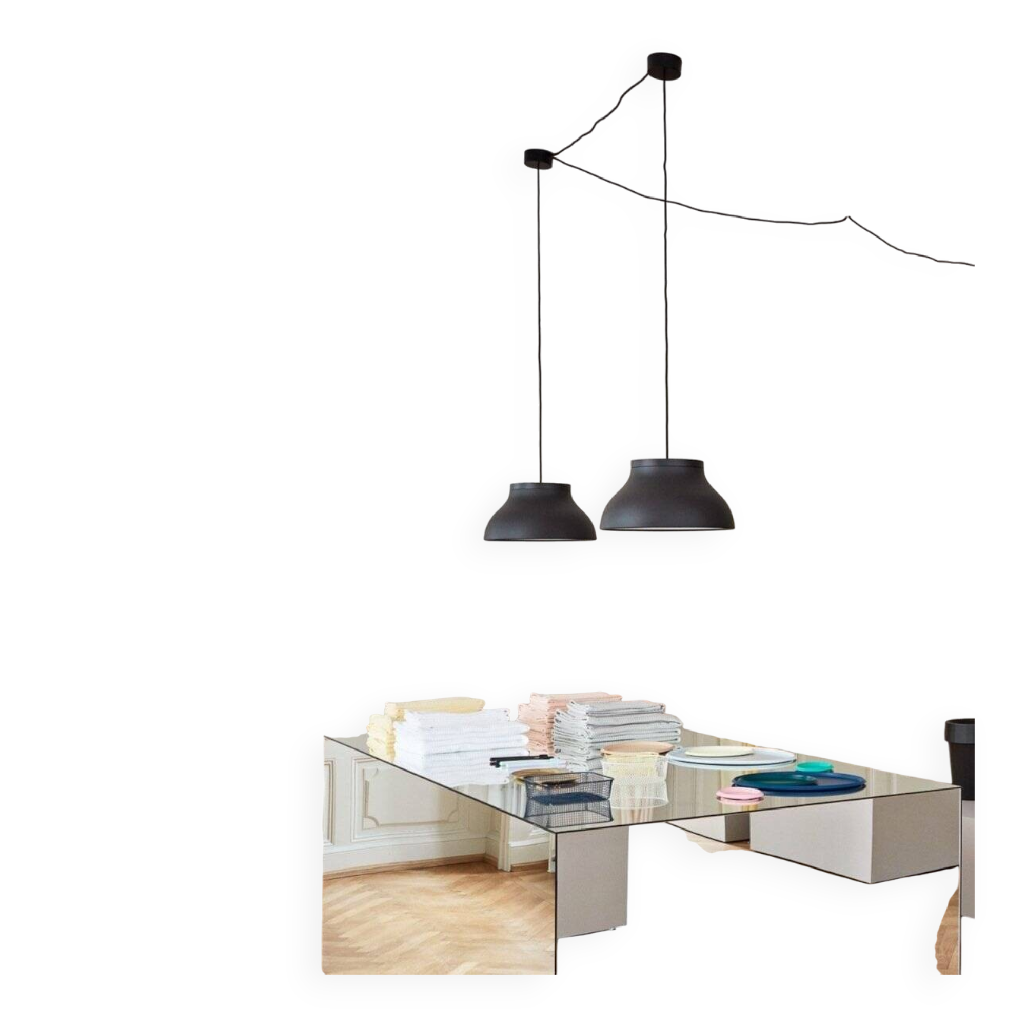 HAY PC Pendant S, Pierre Charpin, matte black