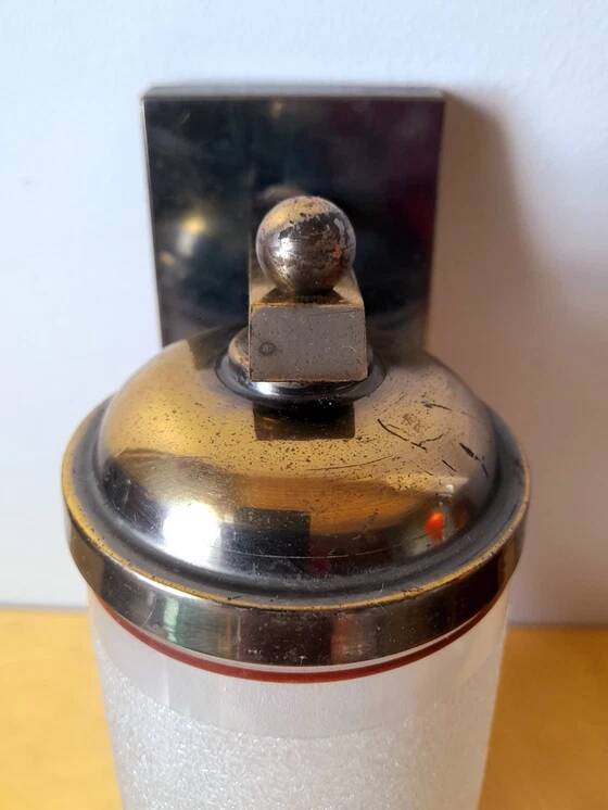 Art Deco barber shop sign wall light