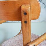 Fauteuil enfant  en bois courbé ancien