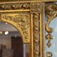 English giltwood overmantle mirror h161cm