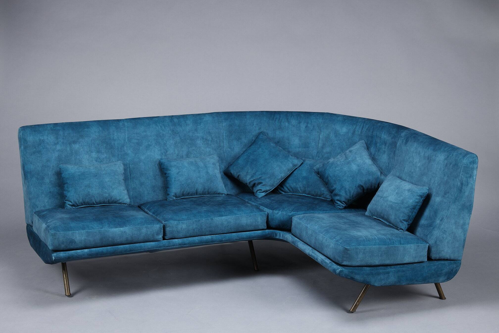 Corner sofa by marco zanuso (1916-2001) published by arflex