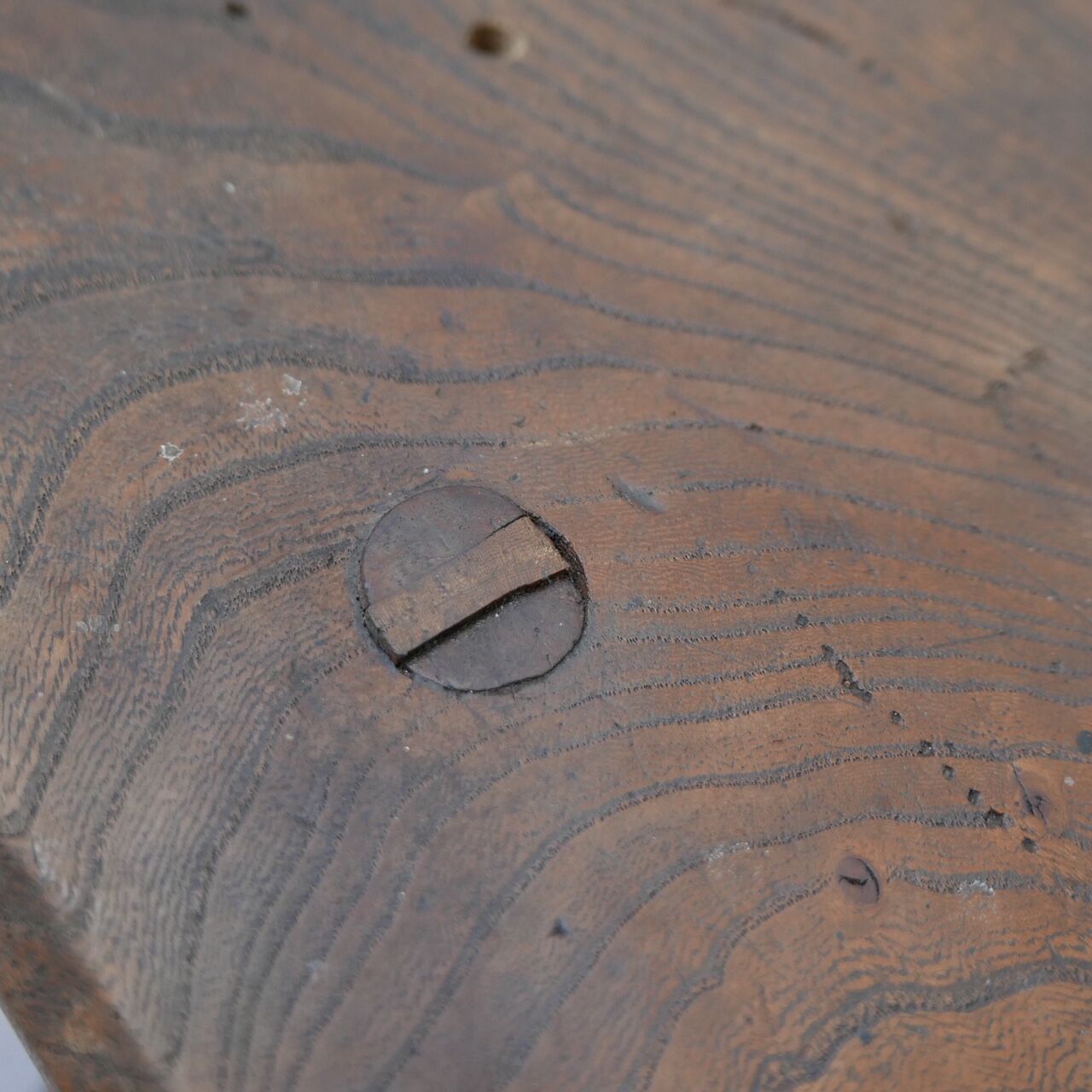 English wooden cutler's stool