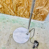 Orange round floor lamp