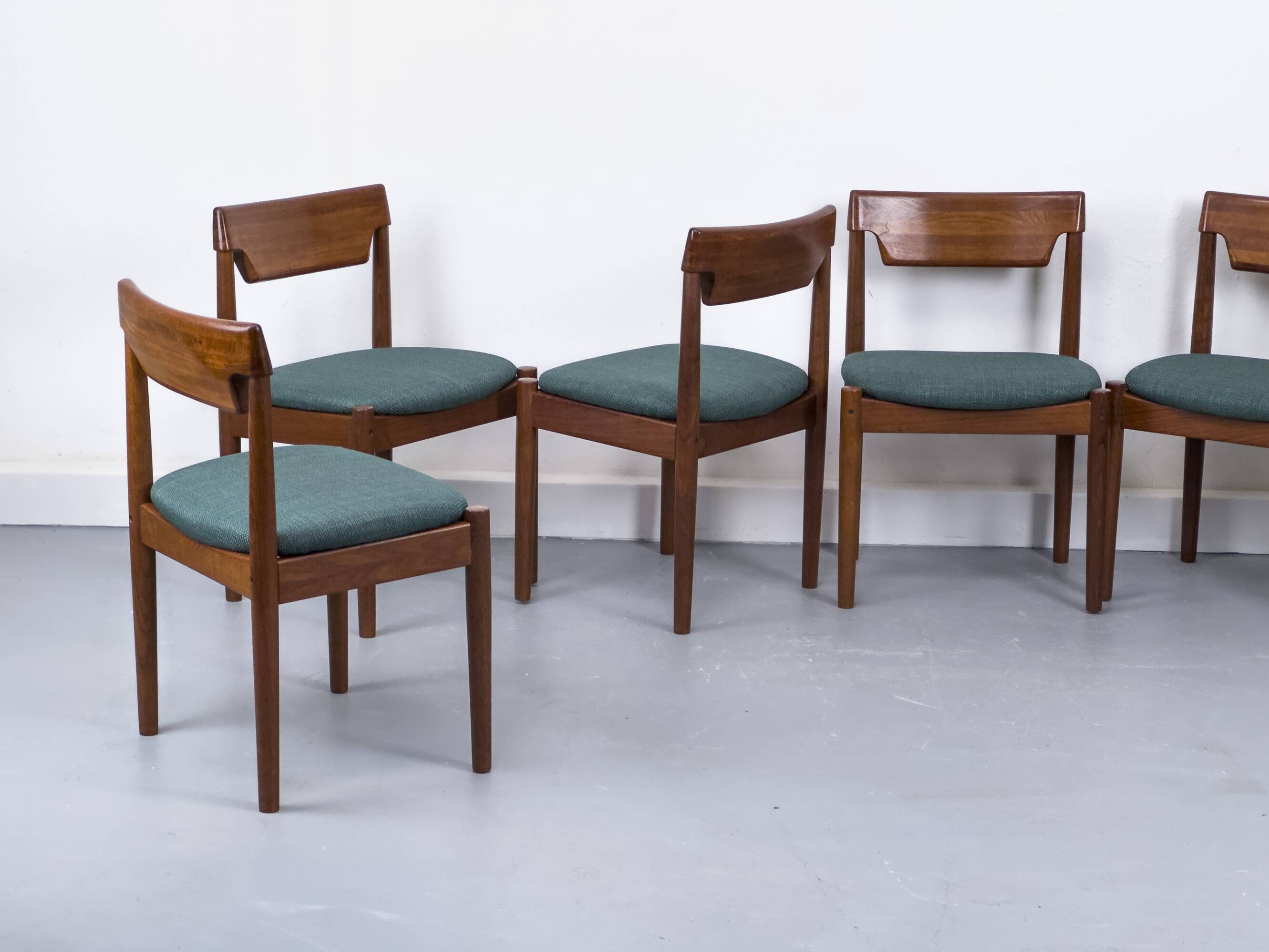 Teak Dining Chairs from Glostrup Møbelfabrik, 1960s, Set of 6