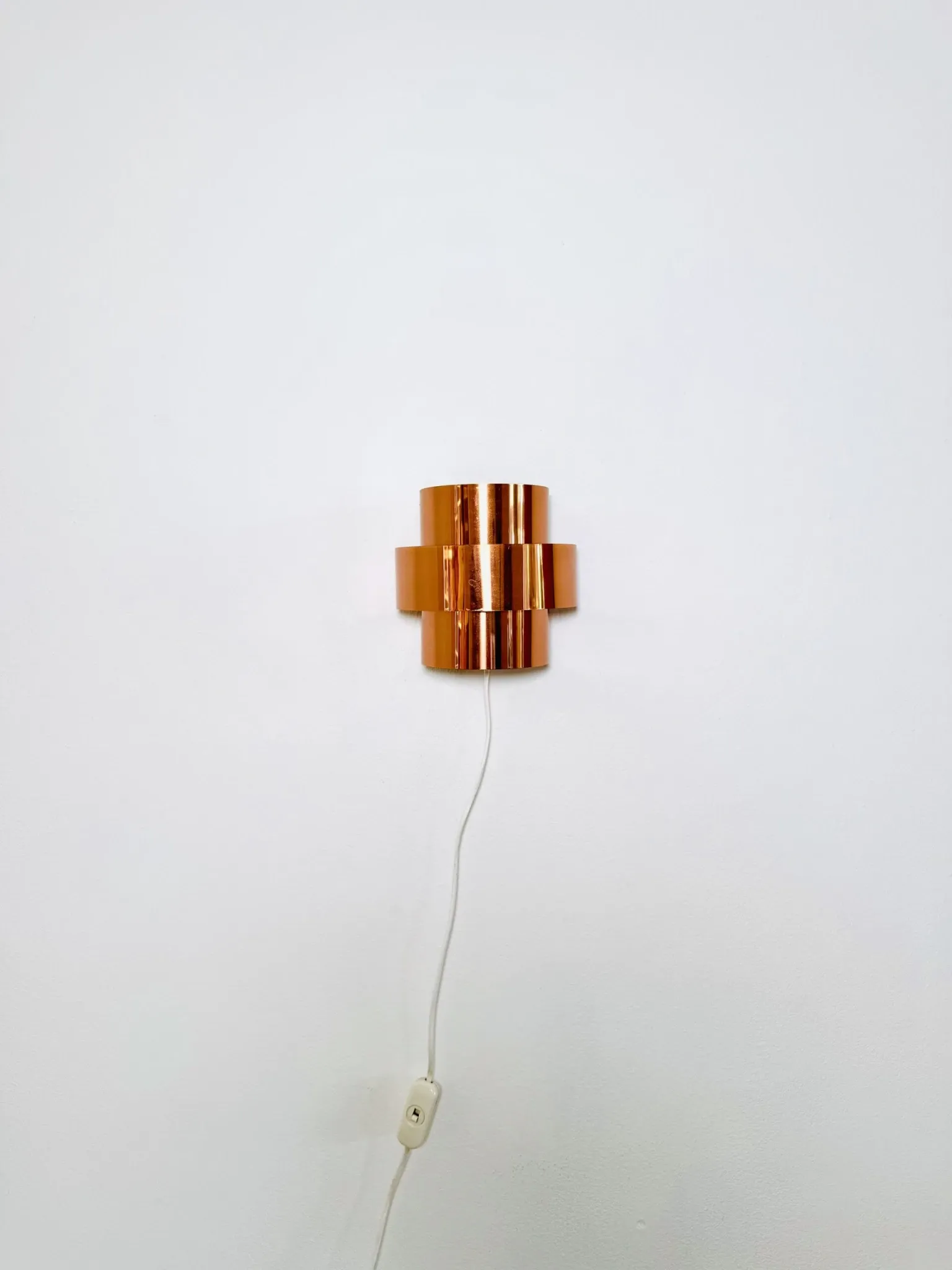 Brass Wall Lamp By Hans-Agne Jakobsson For Markaryd, Sweden, 1960S