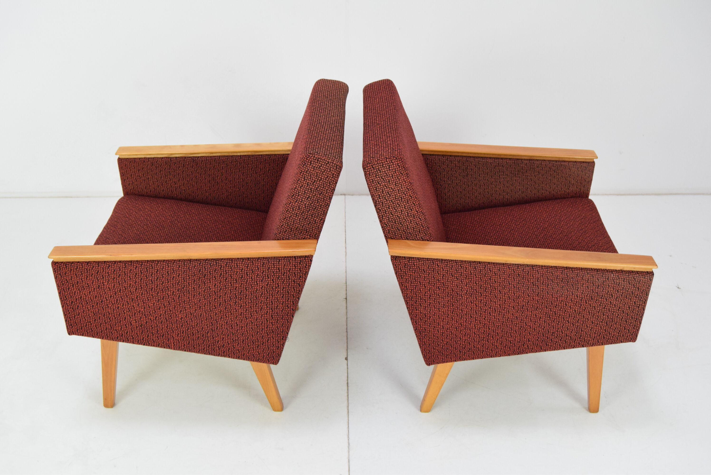 Pair of Mid-century Design Armchairs,1960's.