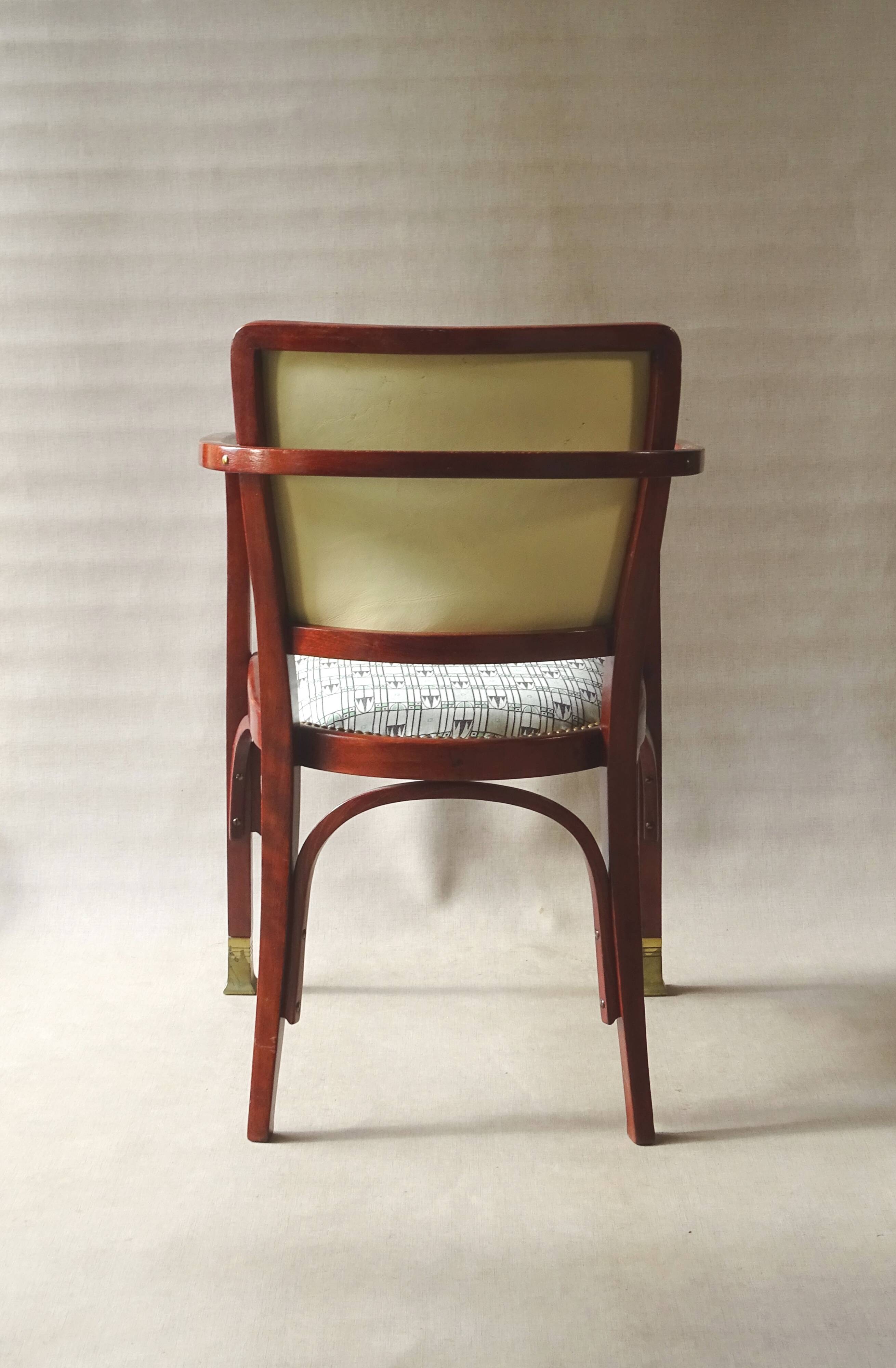Kohn Armchair No. 719, Vienna Secession 1905 (Siegel /Moser)