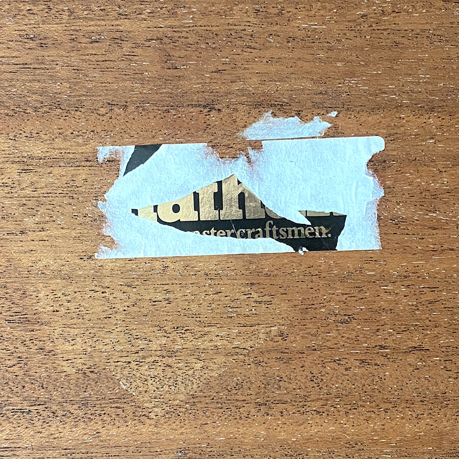 Vintage coffee table 60's Nathan The MasterCraftsman