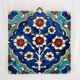 3 vintage Turkish ceramic tiles