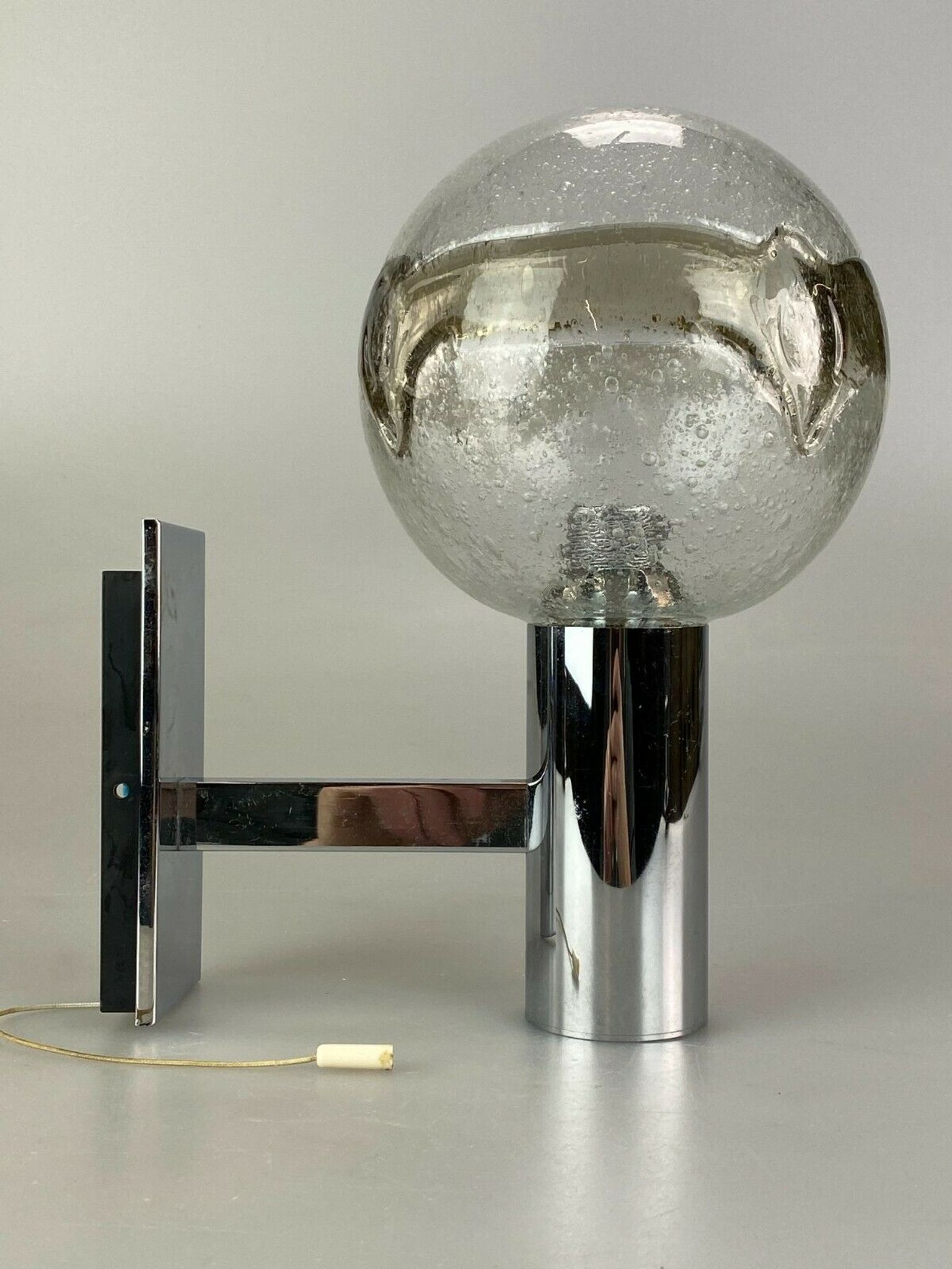 60s 70s wall lamp ball lamp lamp light Sölken Leuchten Space Age 60s