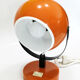 Lampe à poser eyeball spage age 1970's orange