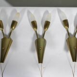 Gold Design Wall Lamps Sputnik 1950s