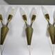 Gold Design Wall Lamps Sputnik 1950s
