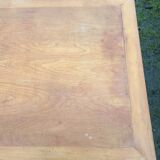 Vintage table René Gabriel in beech period reconstruction