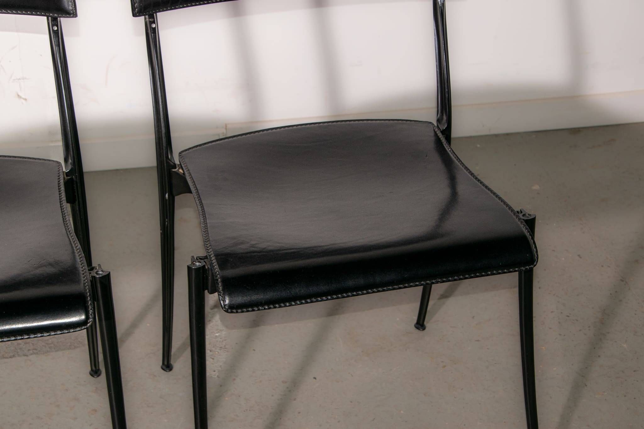 Coro dining chairs by Luigi Origlia, 1980 by Origlia Italy