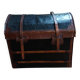 Curved travel trunk, Second Empire