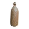 Sandstone bottle with inlaid fern décor by Alain Bernard Breton potter