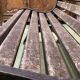 Public garden bench from the 50s