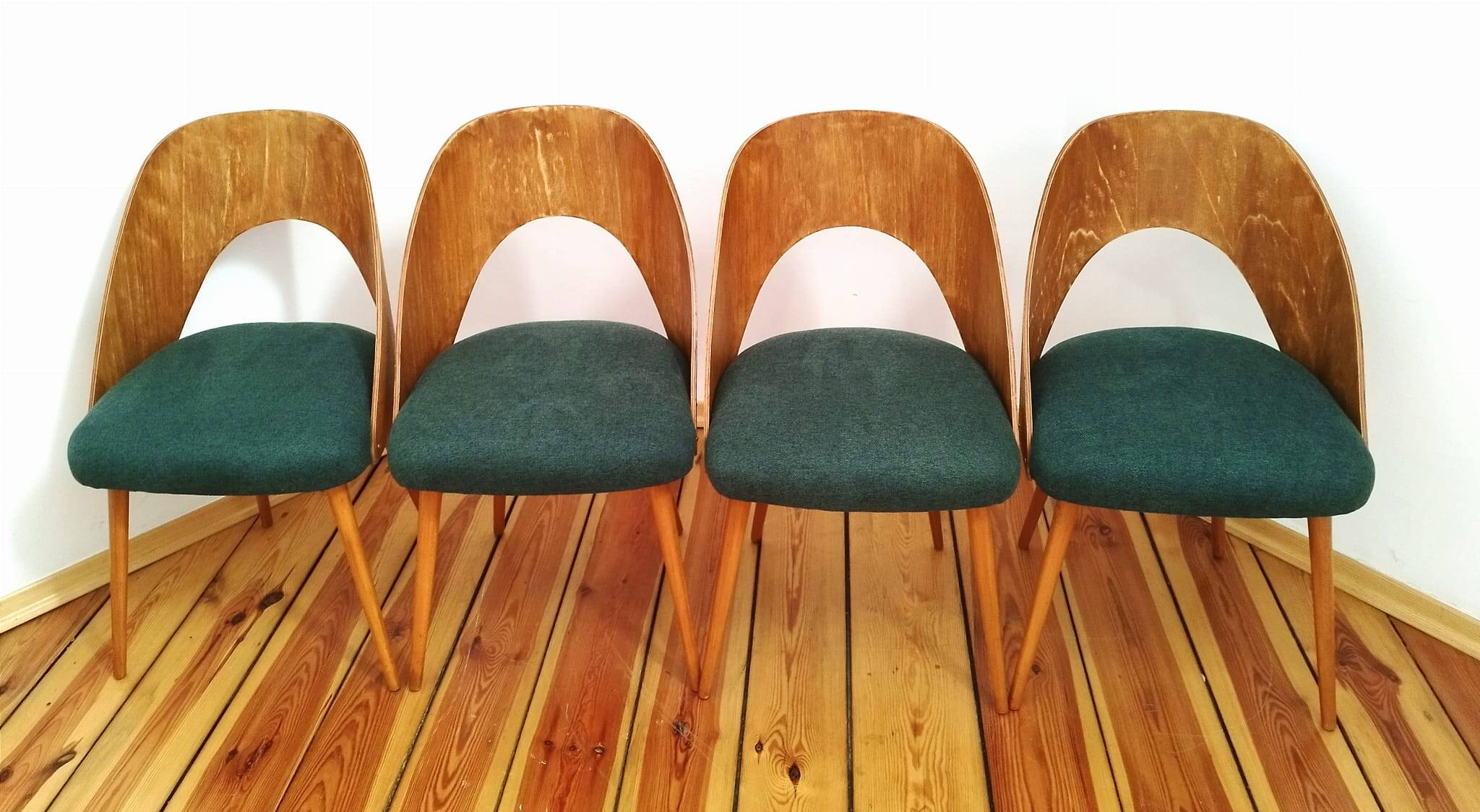 Chairs from Proj. A. Suman, Tatr Nabytok for Tatra, Czechoslovakia, 1960s, Set of 4