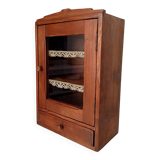 Old bathroom cabinet from the 40s in solid oak