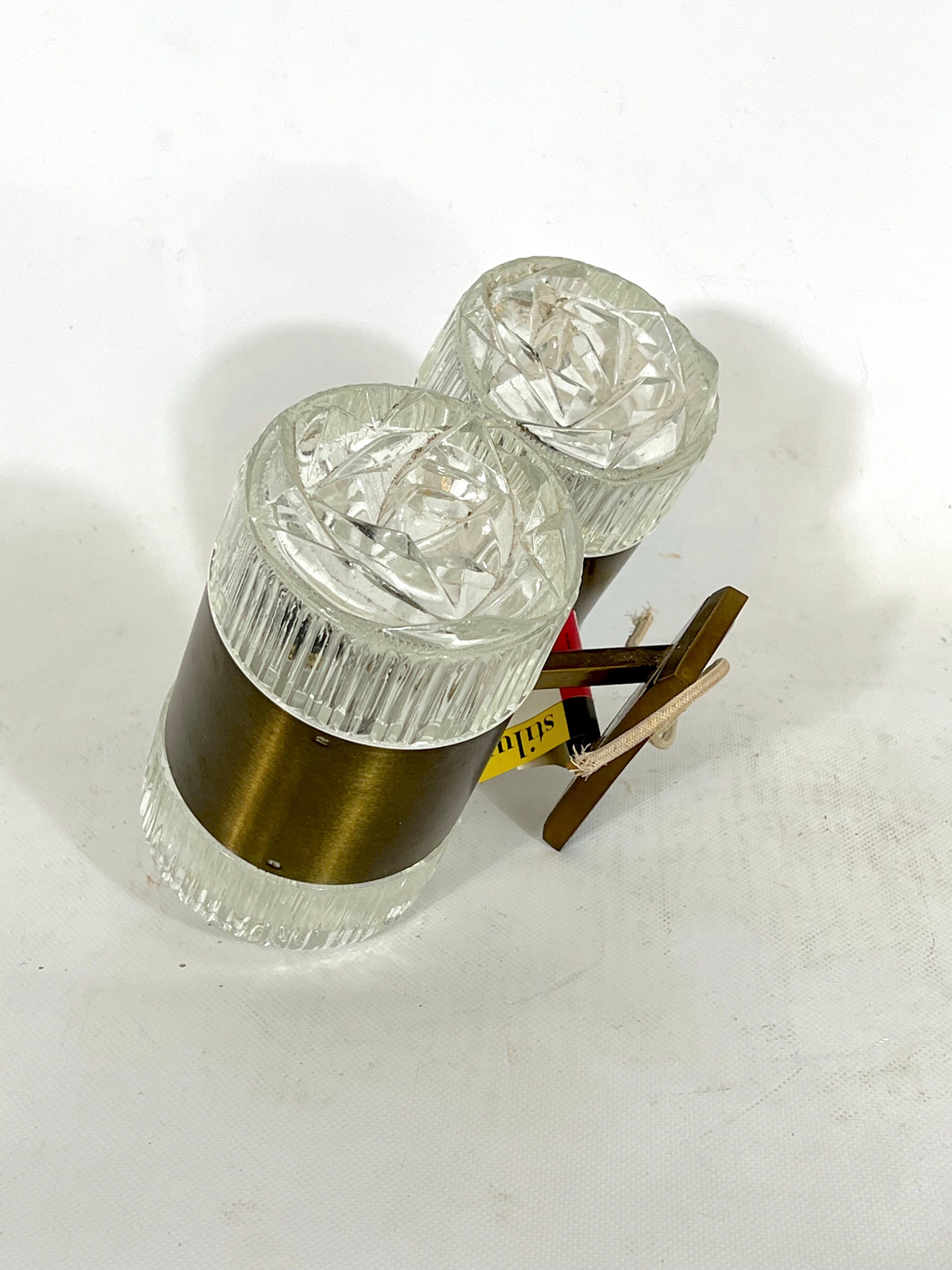 Stilux Milano, single large sconce model Illinois. Italy 1960s