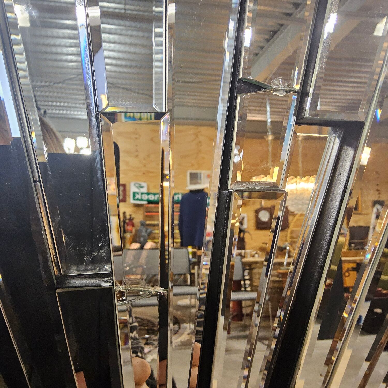 Large Hollywood Regency Eichholtz Sunburst mirror 120x120cm