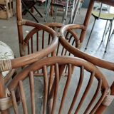 Vintage rattan garden furniture