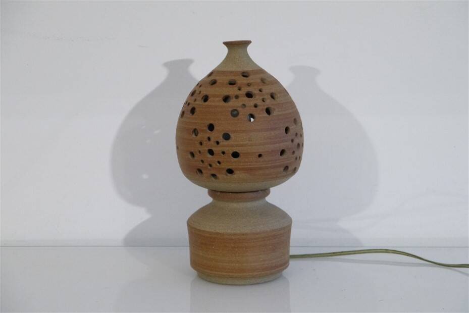 Danish ceramic lamp 1970