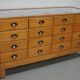 Antique Shop Counter in English Beech, circa 1920-1930
