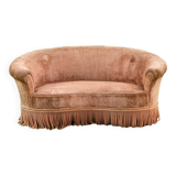 Velvet sofa