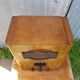 Former radio ponsot wood - metal - bakelite buttons vintage decoration