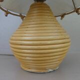 Louis SOGNOT rattan bedside lamp