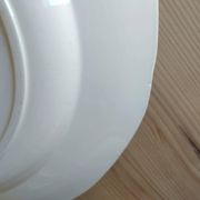 Plat rond Digoin Sarreguemines Roses bleues