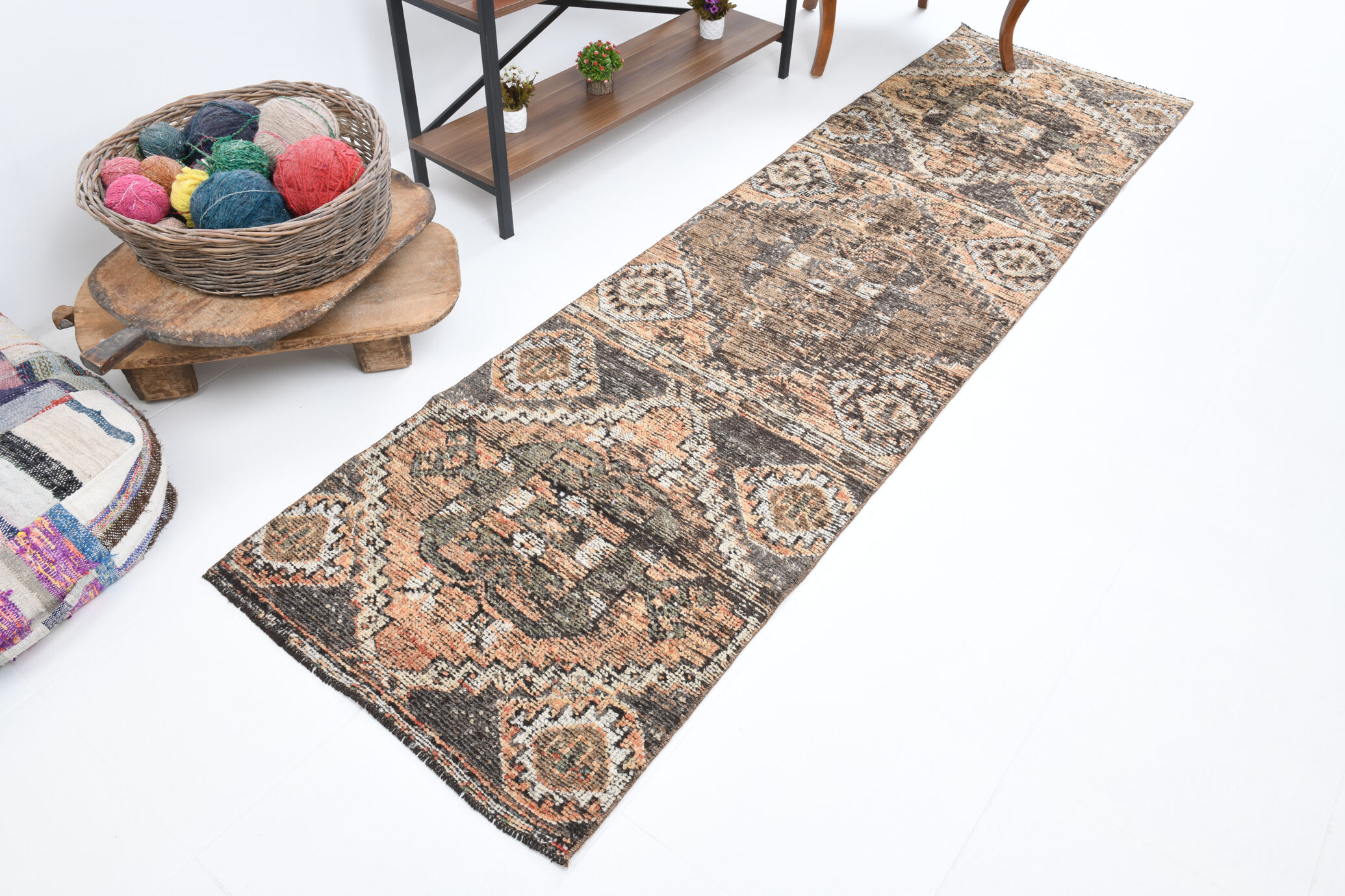 292x80cm bohemian vintage runner rug