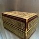Large Syrian box with geometric decoration encrusted with mother-of-pearl