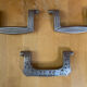 Art Deco Furniture Handles JCR Jean Charles Raymond Chrome Metal Fran