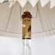 Desk lamp, glass and brass, mid-century modern / Scandinavian, Orno Oy Finland.