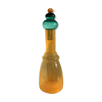 Carafe colorée hauteur 36cm