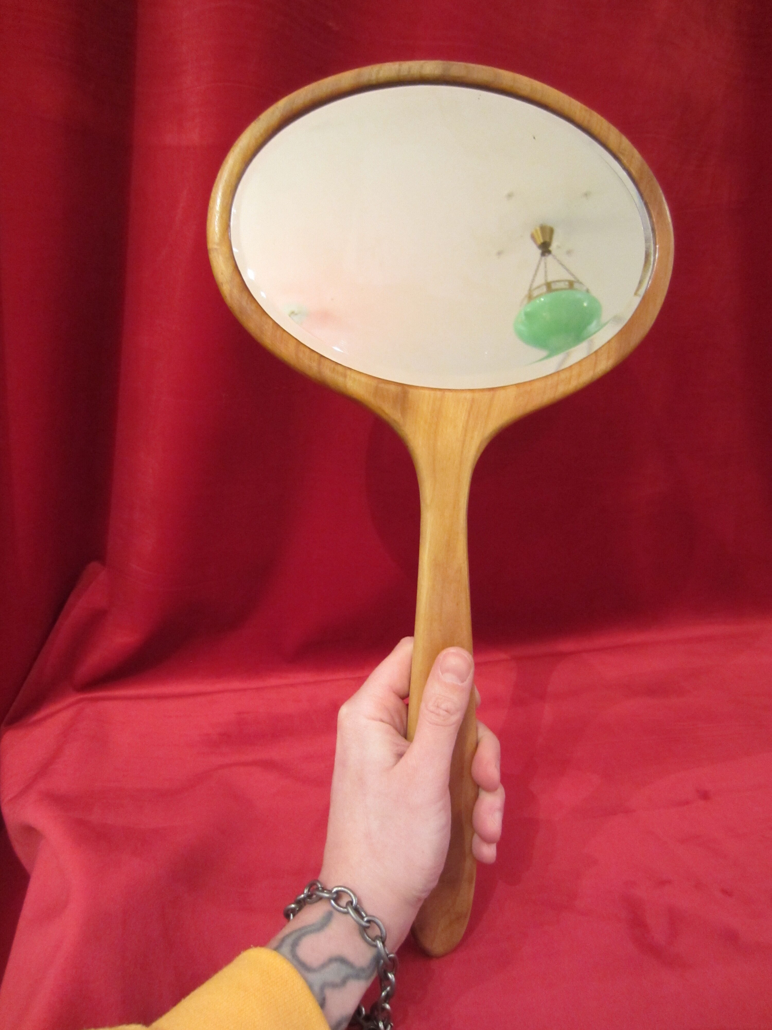 Miroir à main scandinave 44 cm