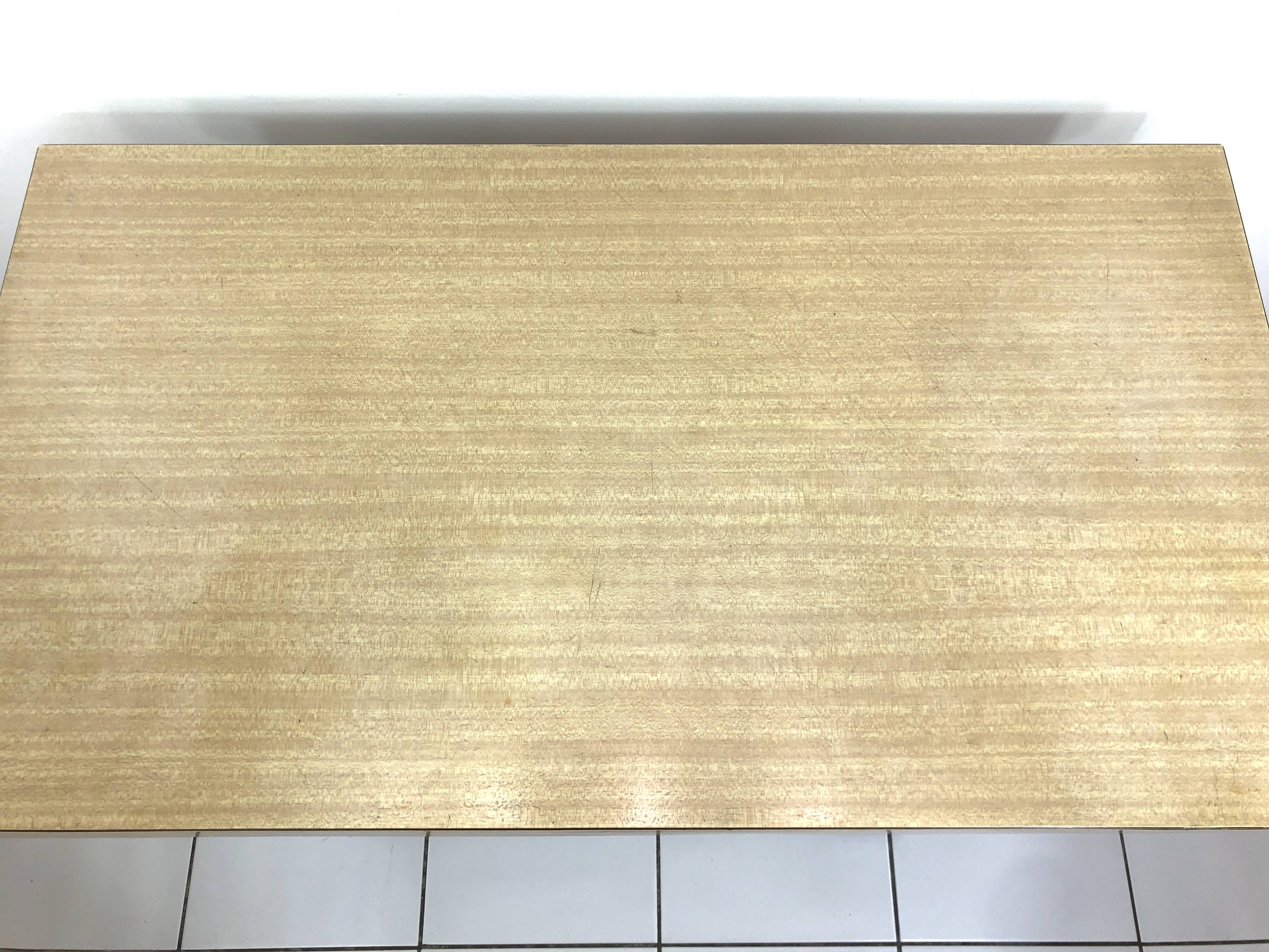 Vintage bistro table Martin Méallet – 1950s Formica