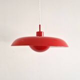 Red RA-40 pendant lamp by Piet Hein for Lyfa, Denmark 1960's