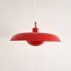 Red RA-40 pendant lamp by Piet Hein for Lyfa, Denmark 1960's