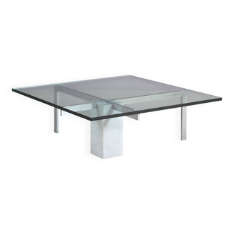 Table basse "KW1" des années 1980 par Hank Kwint pour Metaform, Pays-Bas