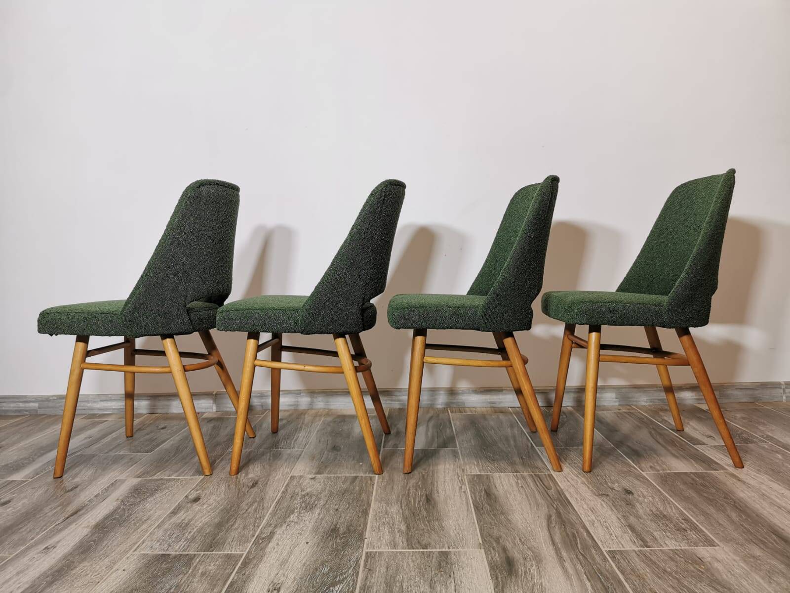 Dining Chairs by Radomir Hoffman for Ton, 1950s, Set of 4