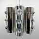 1960's italian chrom chandelier