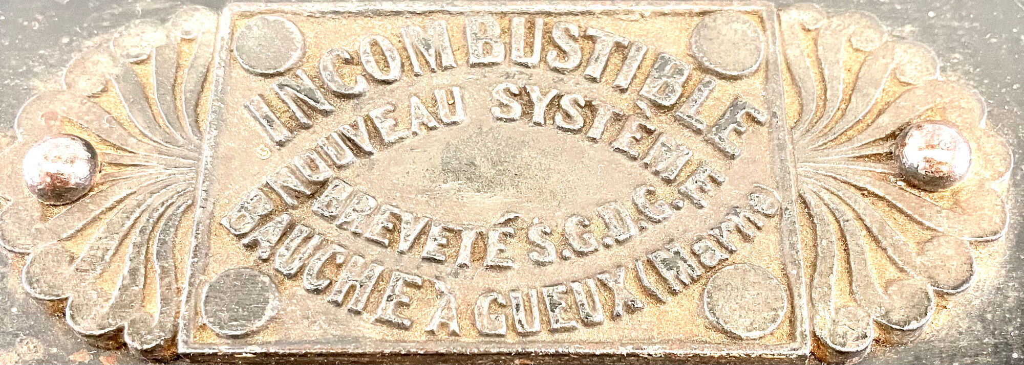 Safe bauche 1865 incombustible bauche a gueux marne napoleon iii era