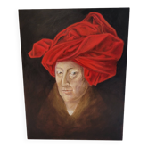 Oil painting - Art - portrait with a turban