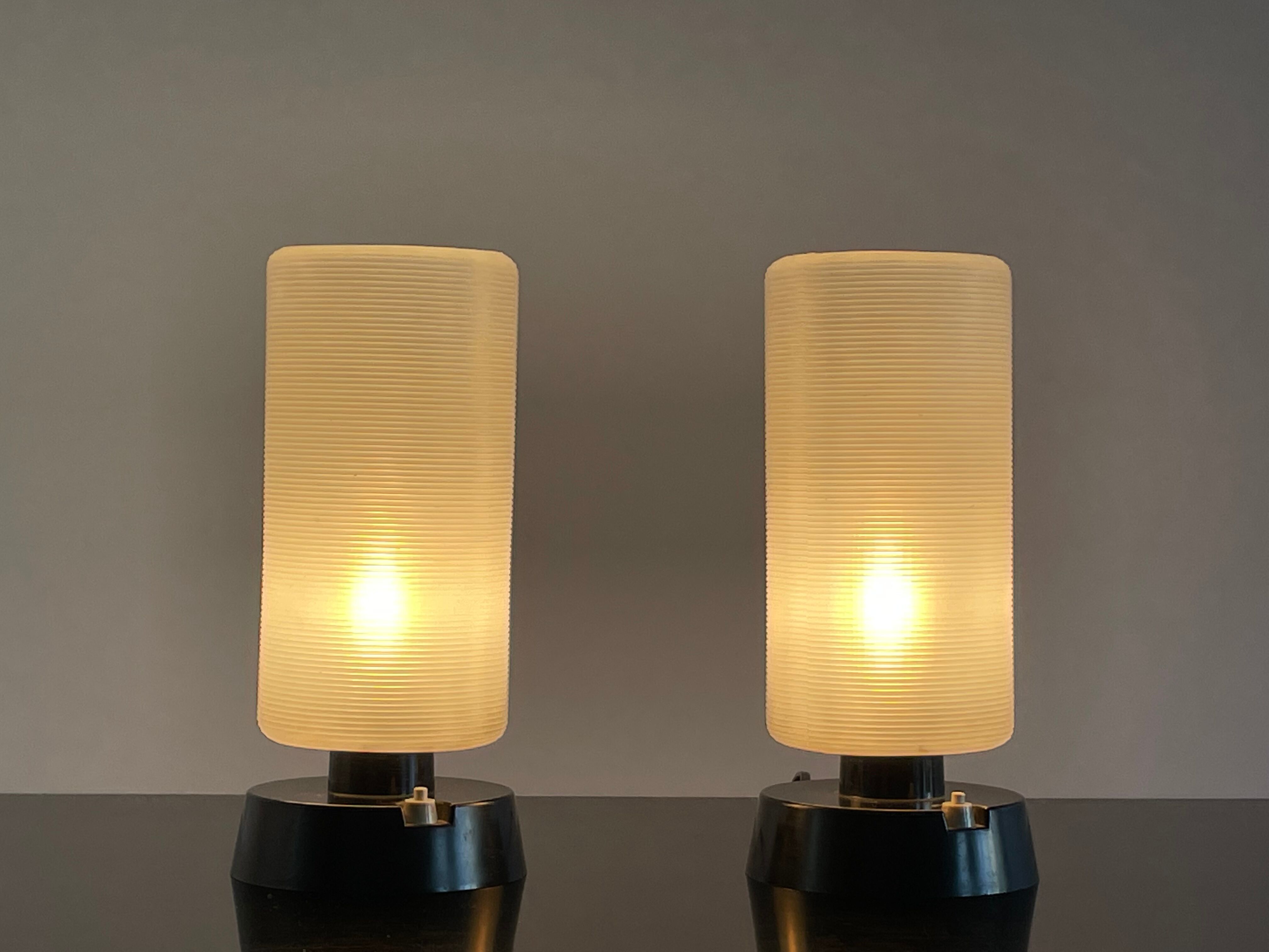 Pair of Space age table lamps