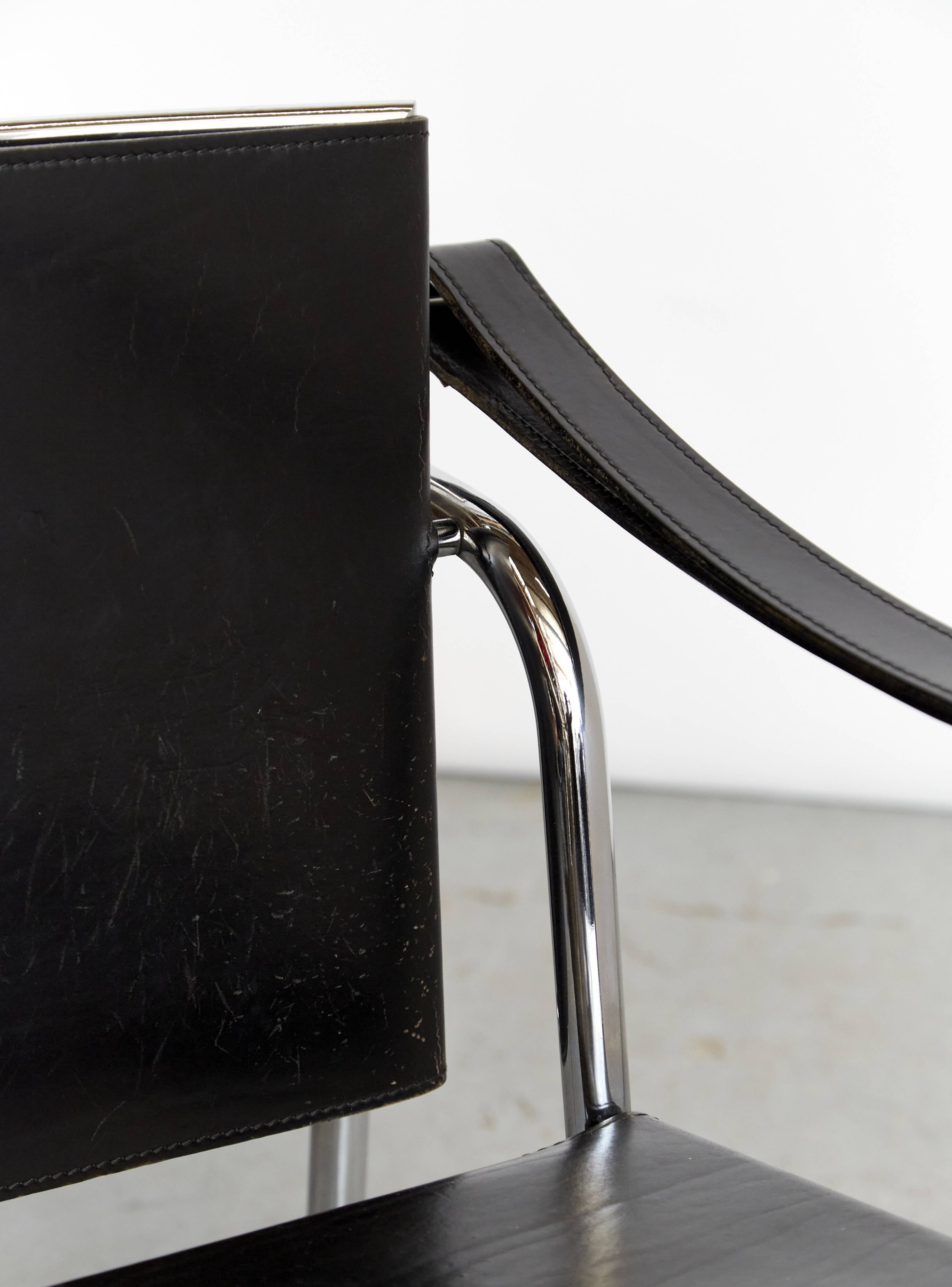 Chaise Le Corbusier LC1 "Basculante" pour Cassina