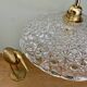 Vintage glass pendant light - tableware collection -